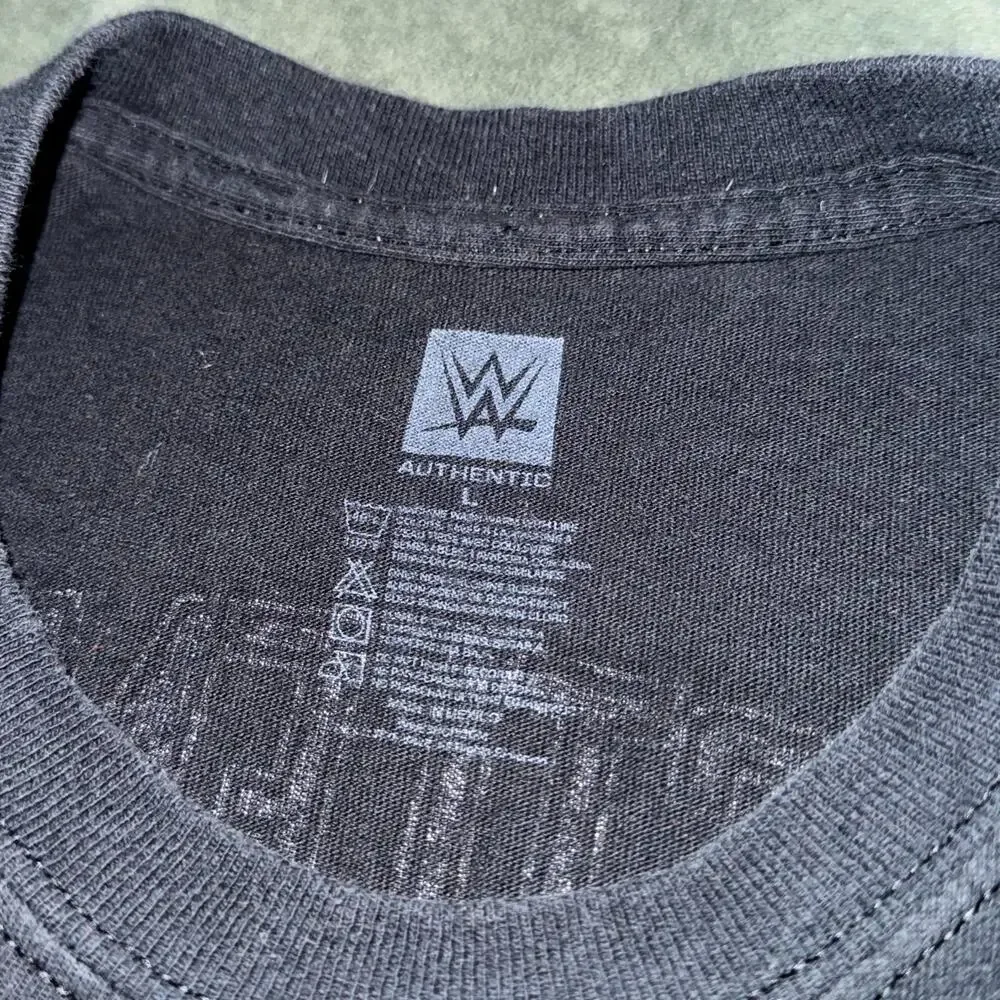 WWE New York New Jersey 2019 WrestleMania #35 T-Shirt Men’s Large Black Graphic - Picture 3 of 5